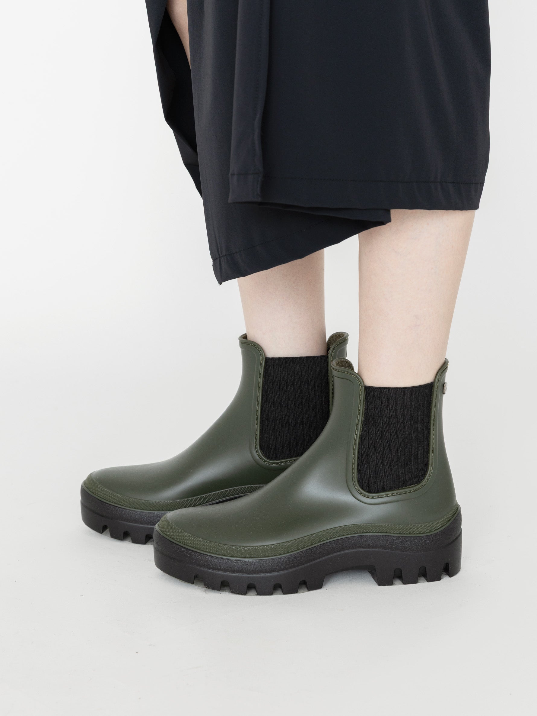 igor | サイドゴアレインブーツ SOULBLACK (KHAKI)