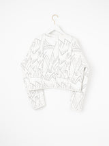 manipuri | ＜キルティングショートジャケット＞リバーシブル　タパ