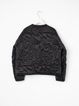 manipuri | ＜キルティングクルーネックジャケット＞リバーシブル　タパ