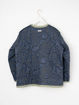 manipuri | ＜キルティングミリタリージャケット＞リバーシブル　マウンテン