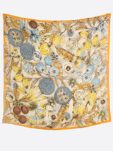 manipuri | ＜コットンシルクストール120＞コラージュジャングルフルーツ 0151333014