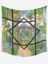 manipuri | ＜コットンシルクストール120＞サキュレントガーデン 0151333011