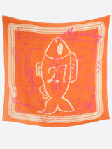 manipuri | ＜コットンシルクストール120＞インバージョンフィッシュ 0151333005