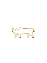 Miriam Nori  | spilla/broach/ spilla rinoceronte a cornice