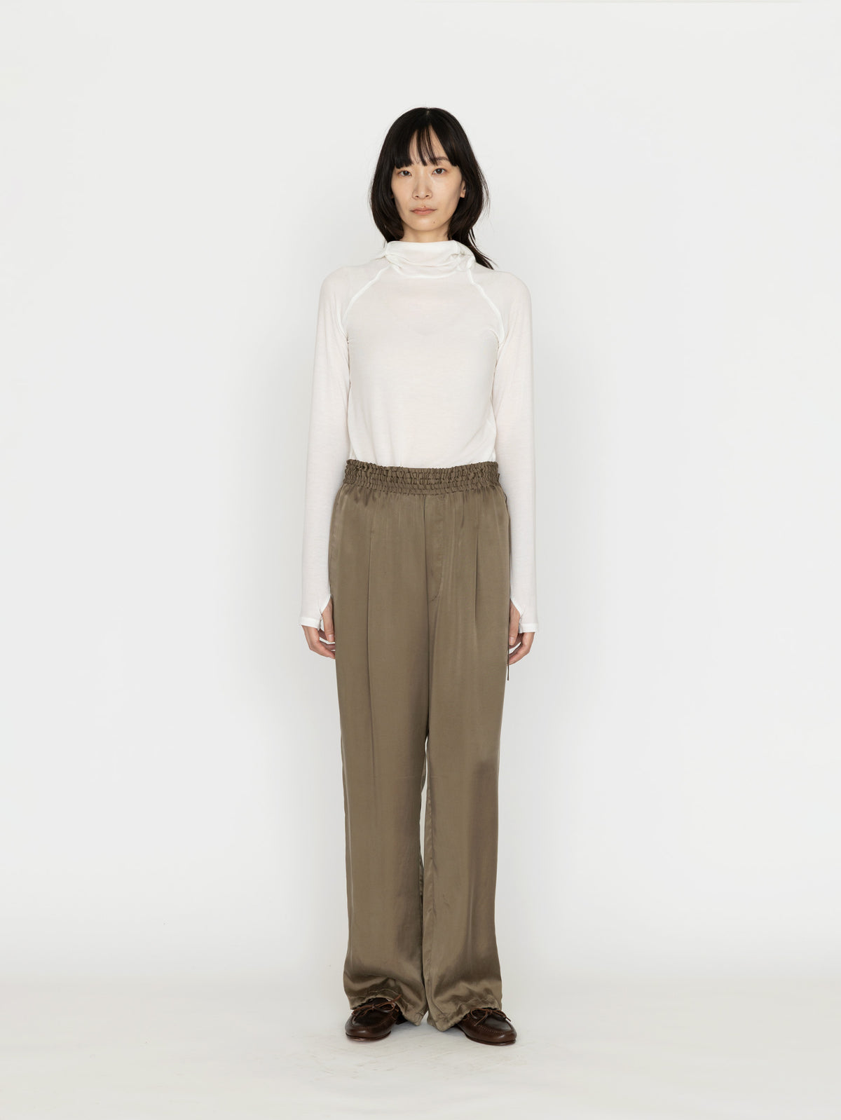 TICCA |ｷｭﾌﾟﾗﾌｨﾌﾞﾘﾙﾊﾟﾝﾂTSP TBFA-154 / khaki , charcoal grey（別注商品）