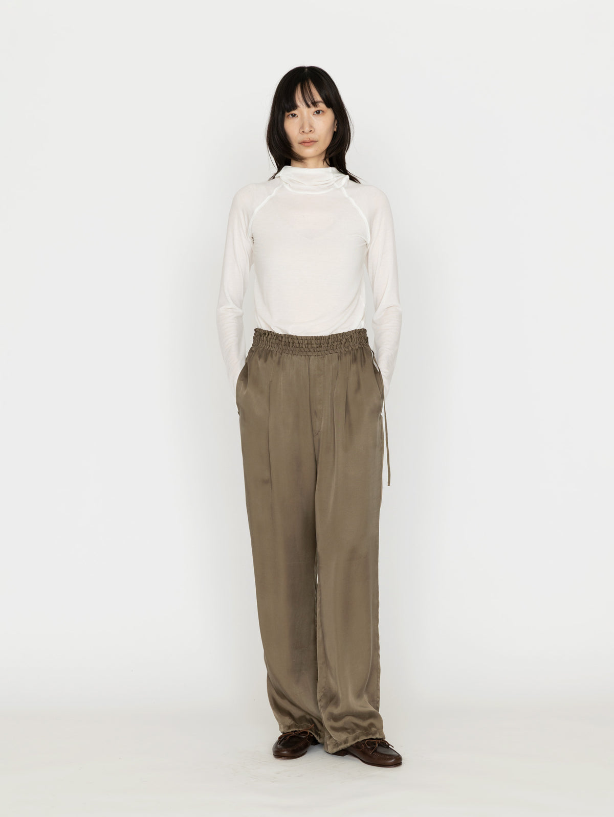 TICCA |ｷｭﾌﾟﾗﾌｨﾌﾞﾘﾙﾊﾟﾝﾂTSP TBFA-154 / khaki , charcoal grey（別注商品）