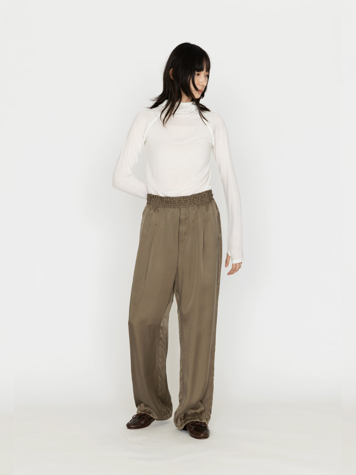 TICCA |ｷｭﾌﾟﾗﾌｨﾌﾞﾘﾙﾊﾟﾝﾂTSP TBFA-154 / khaki , charcoal grey（別注商品）