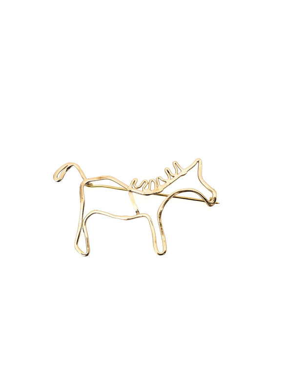 Miriam Nori  | spilla/broach/ spilla zebra a cornice