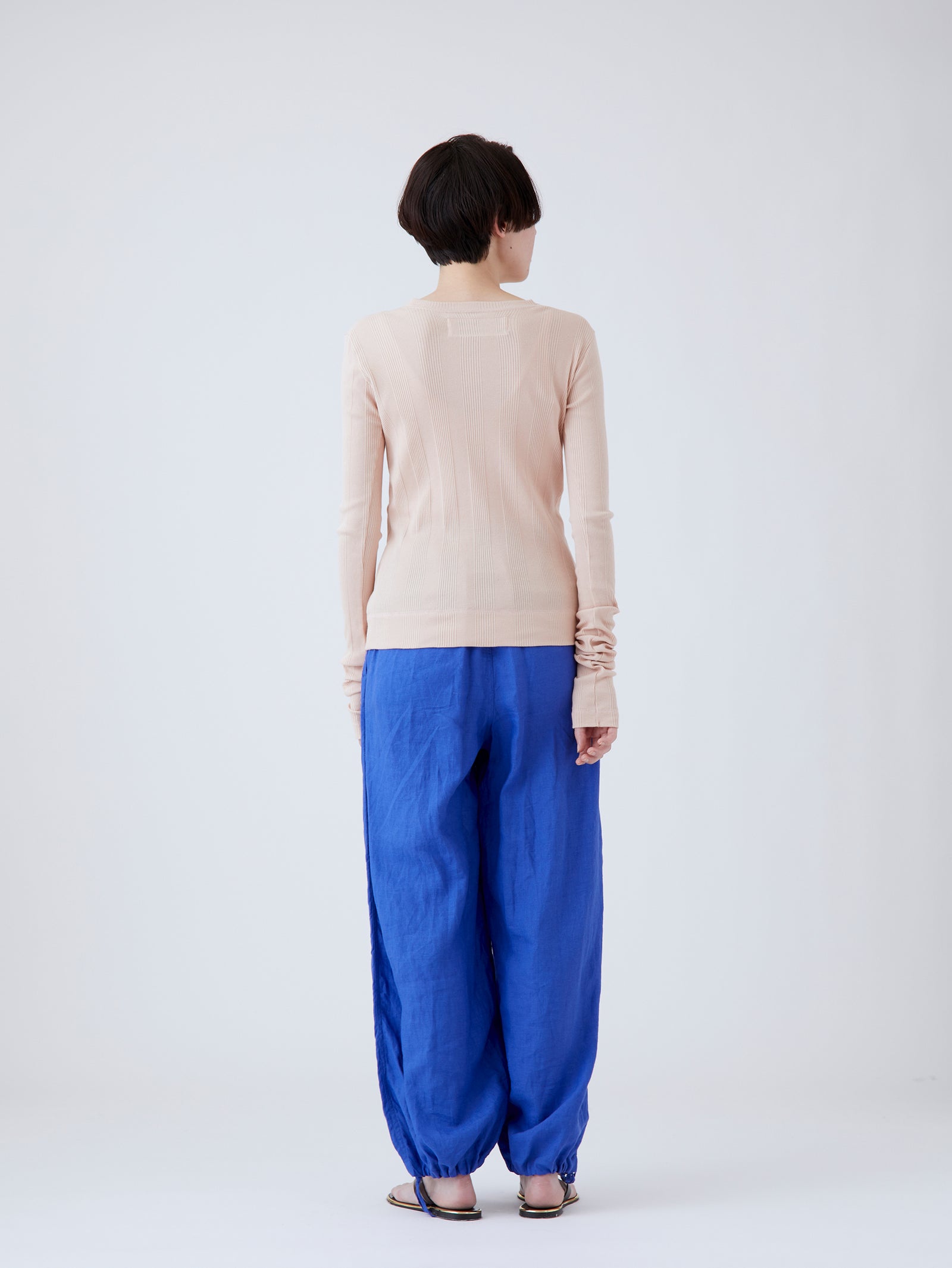 注目ショップ BLUEBIRD BOULEVARD H+ – ランダムリブロングスリーブトップ | ワンピース