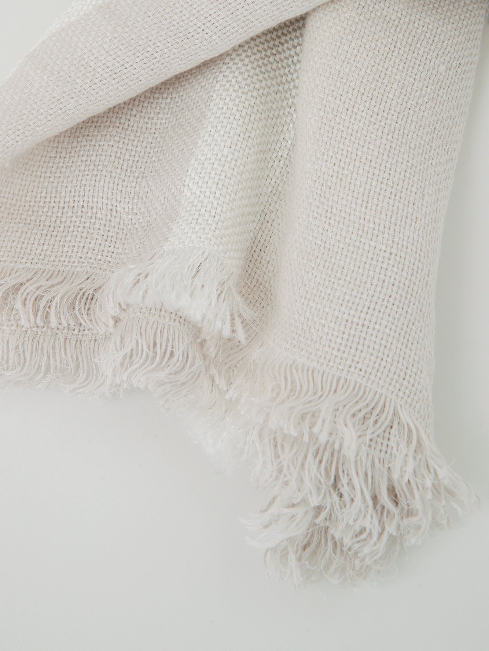 ASAUCE MELER | リネンヴィスコースグロッシーボーダースクエア