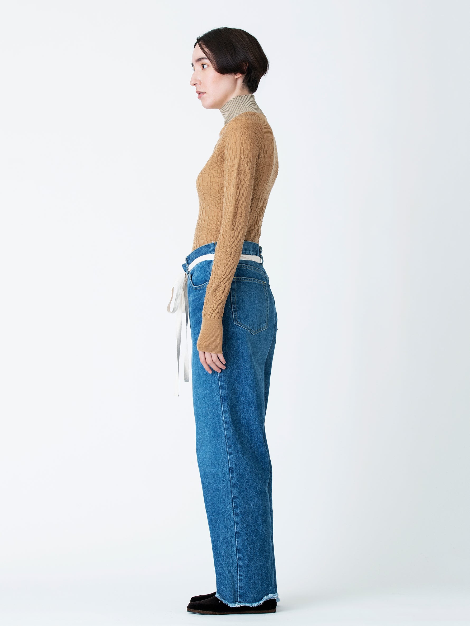  usedig ユーズディッグ デニムデフォルメーションパンツ