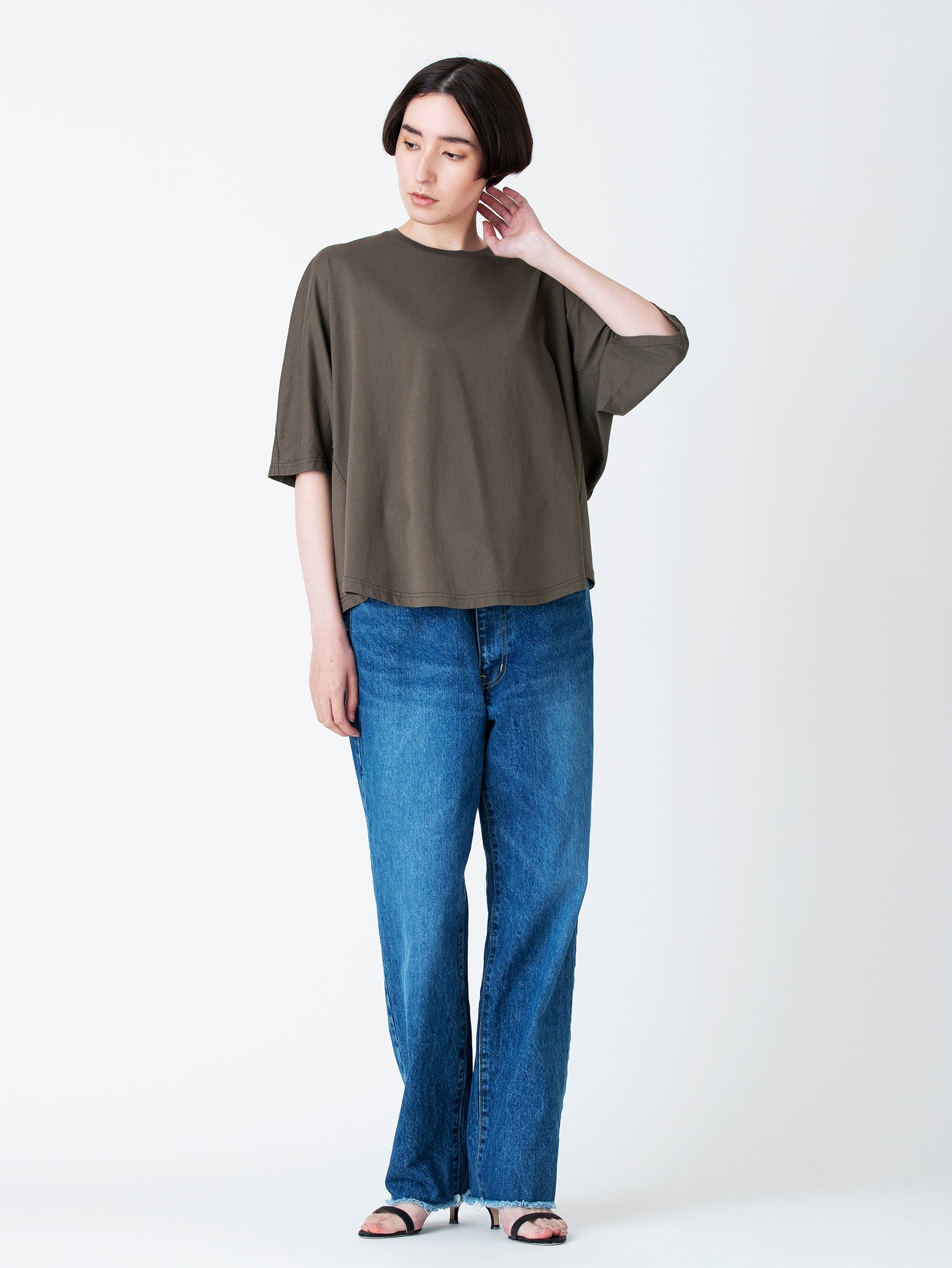  usedig ユーズディッグ デニムデフォルメーションパンツ