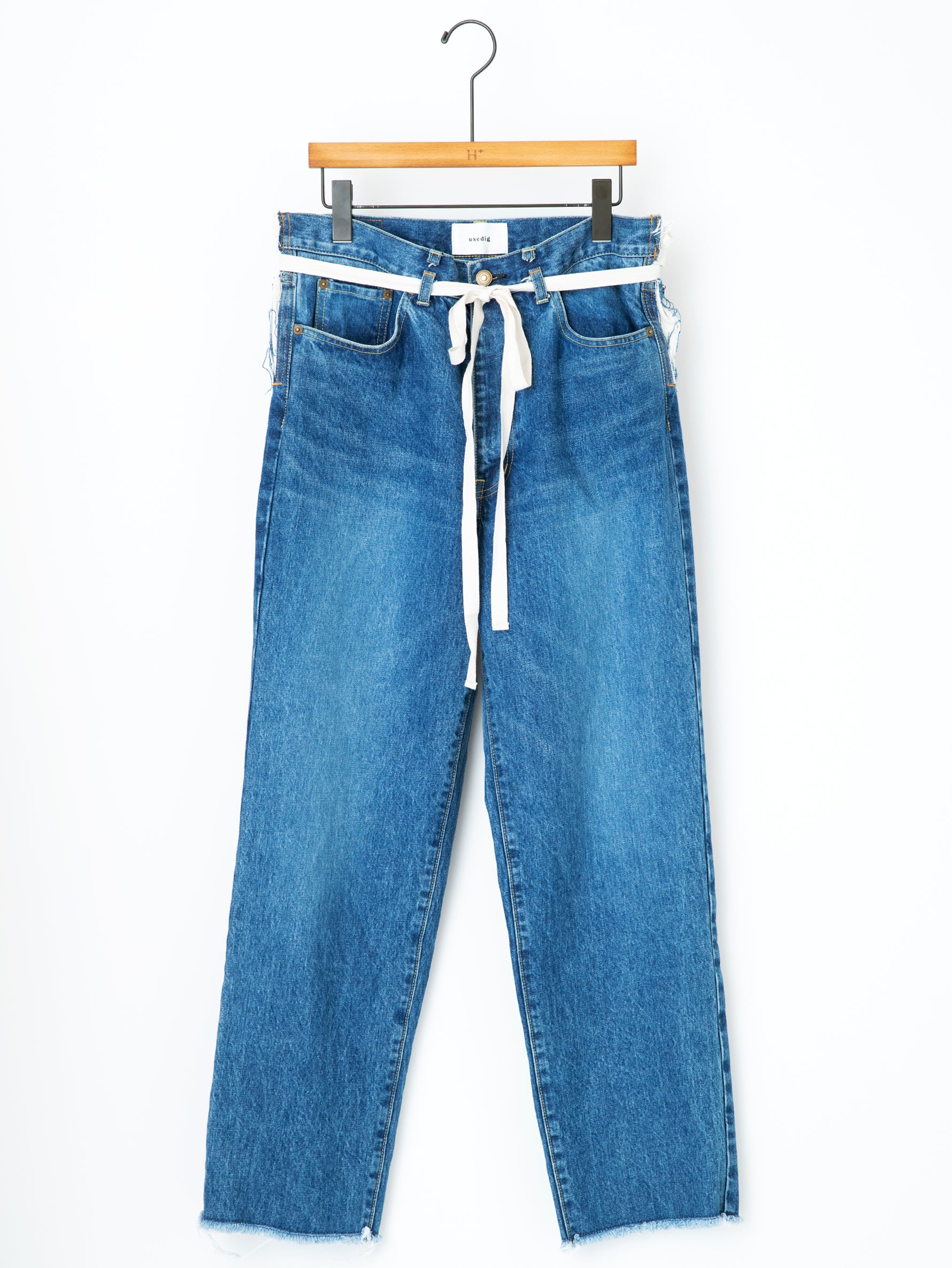  usedig ユーズディッグ デニムデフォルメーションパンツ