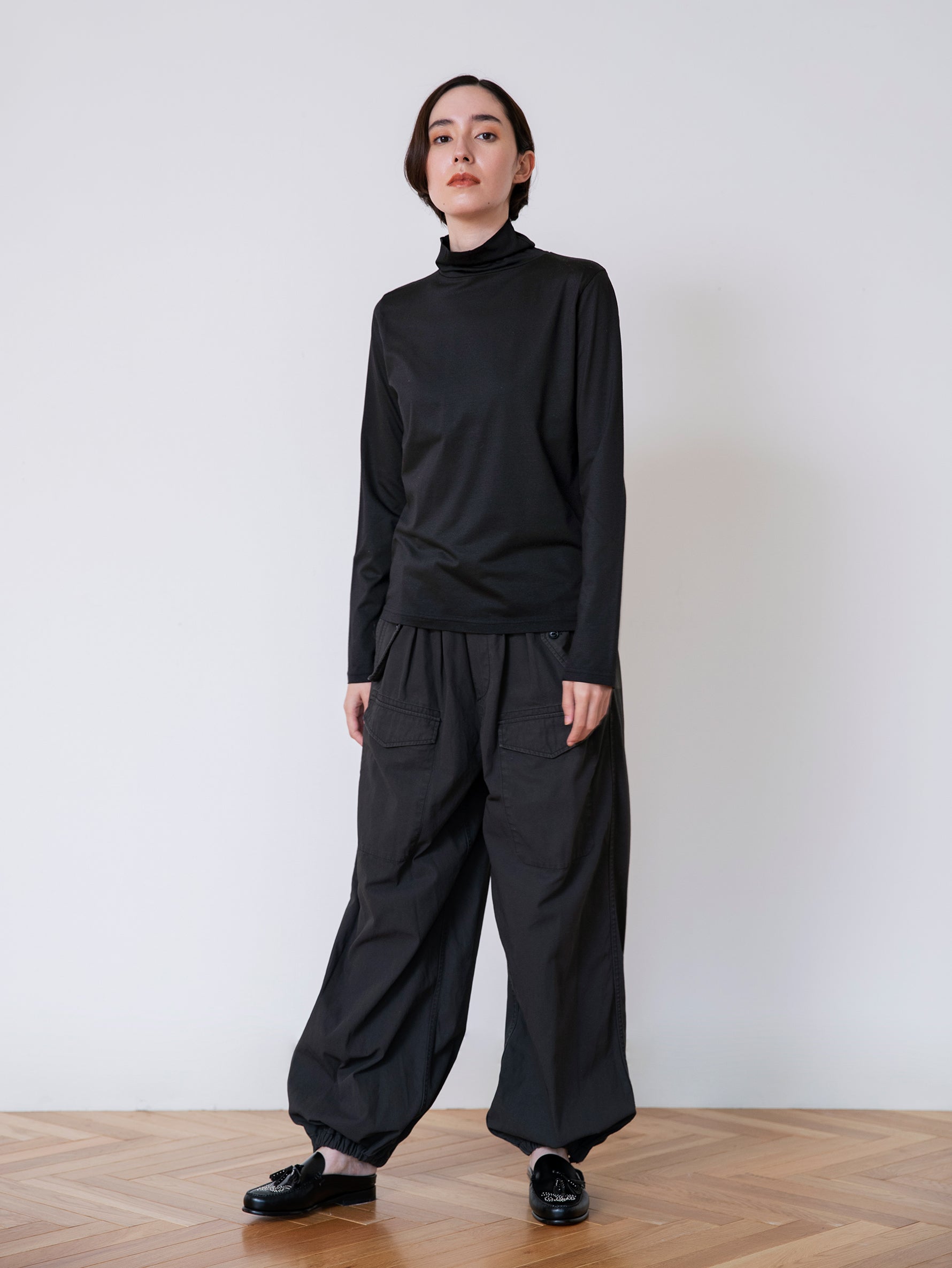 MATOKA マトカ 天竺ハイネックシャツ