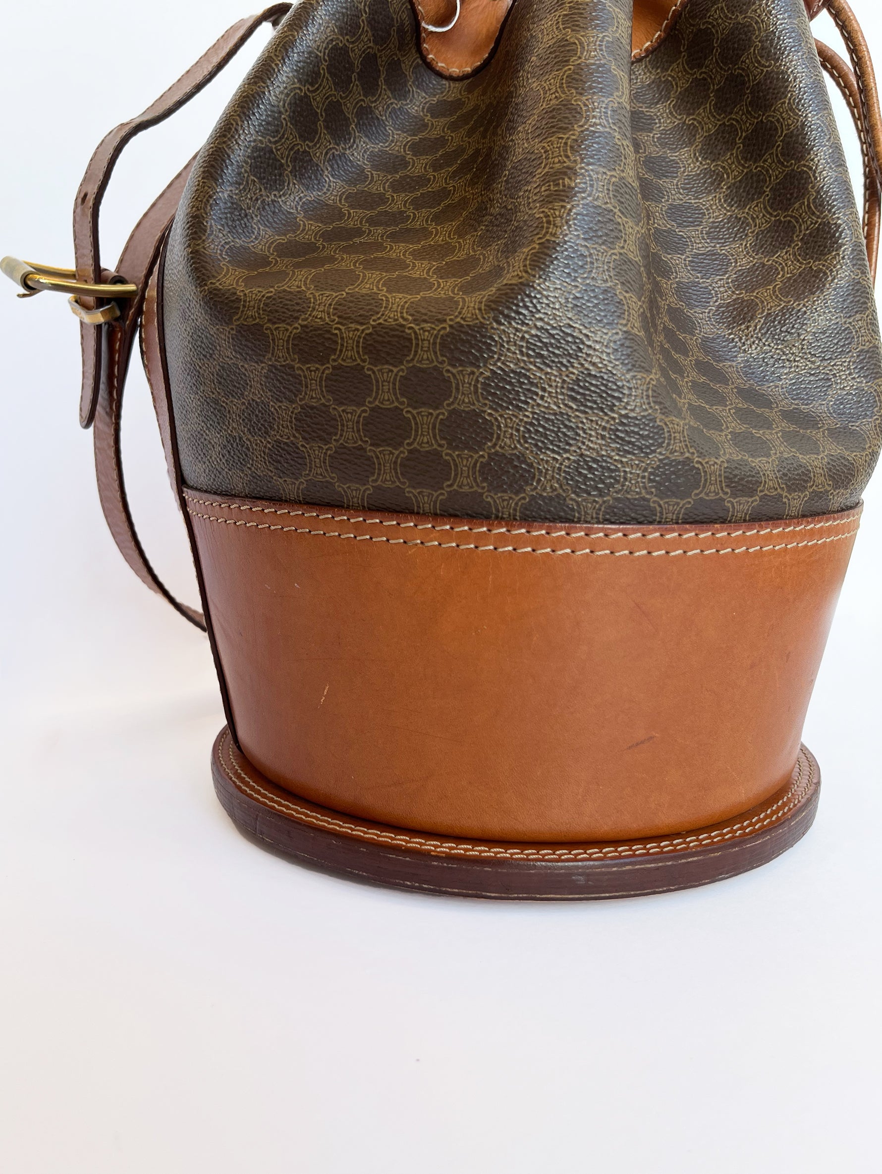 VINTAGE CELINE｜マカダム ⼱着型ショルダーバッグ