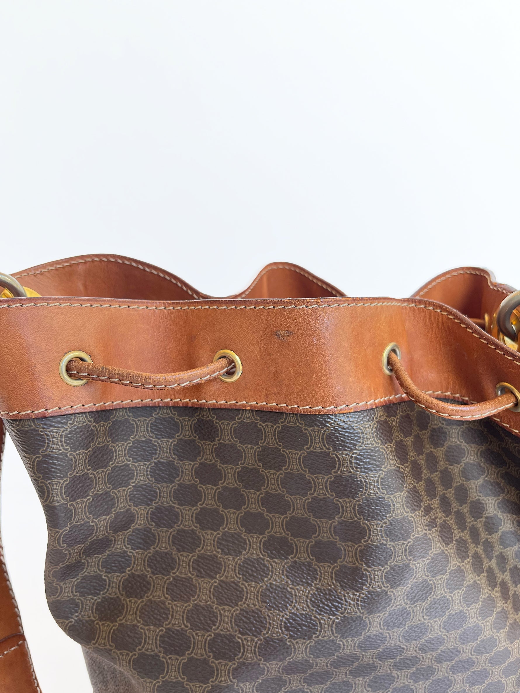 VINTAGE CELINE｜マカダム ⼱着型ショルダーバッグ