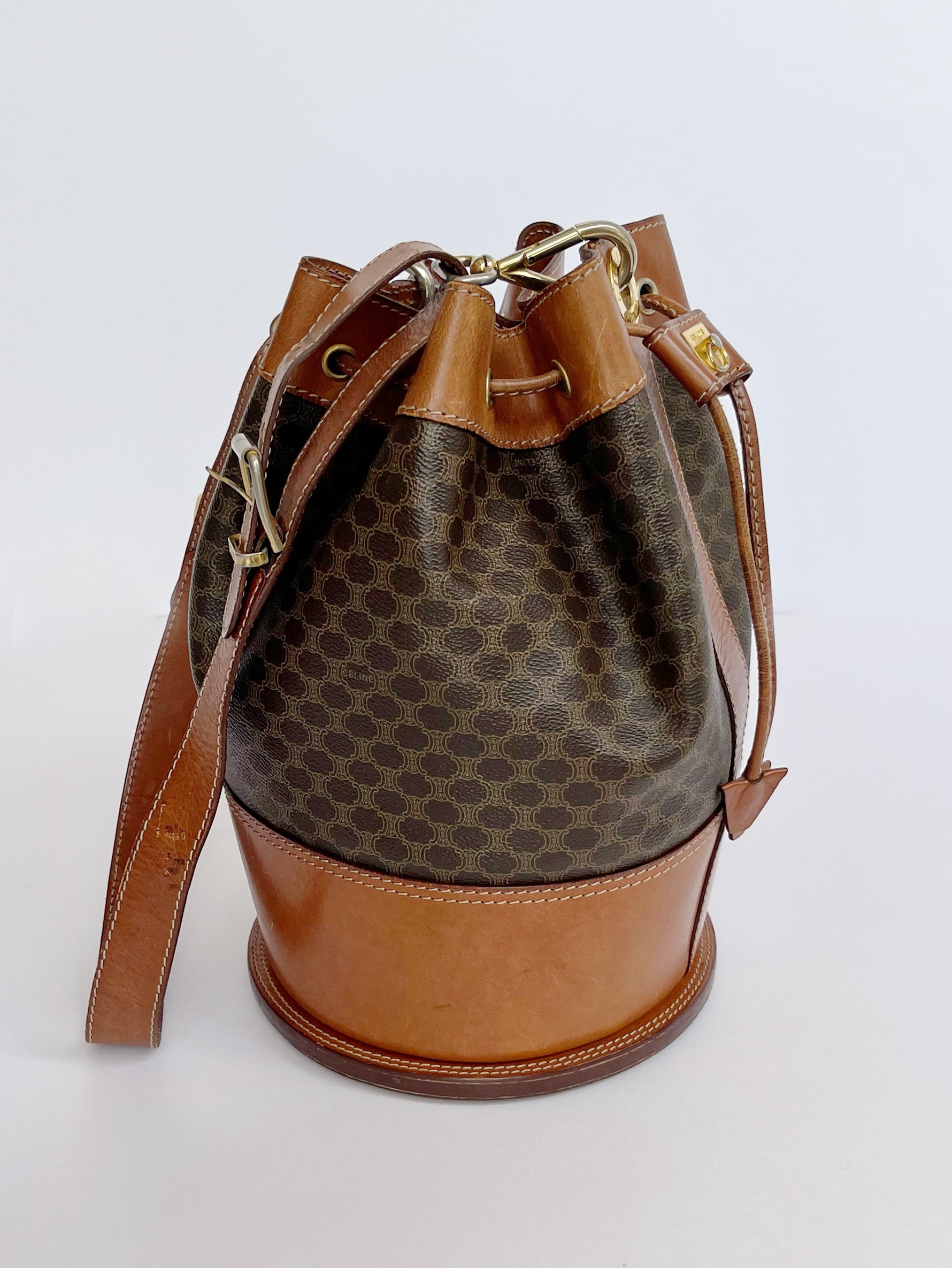 VINTAGE CELINE｜マカダム ⼱着型ショルダーバッグ