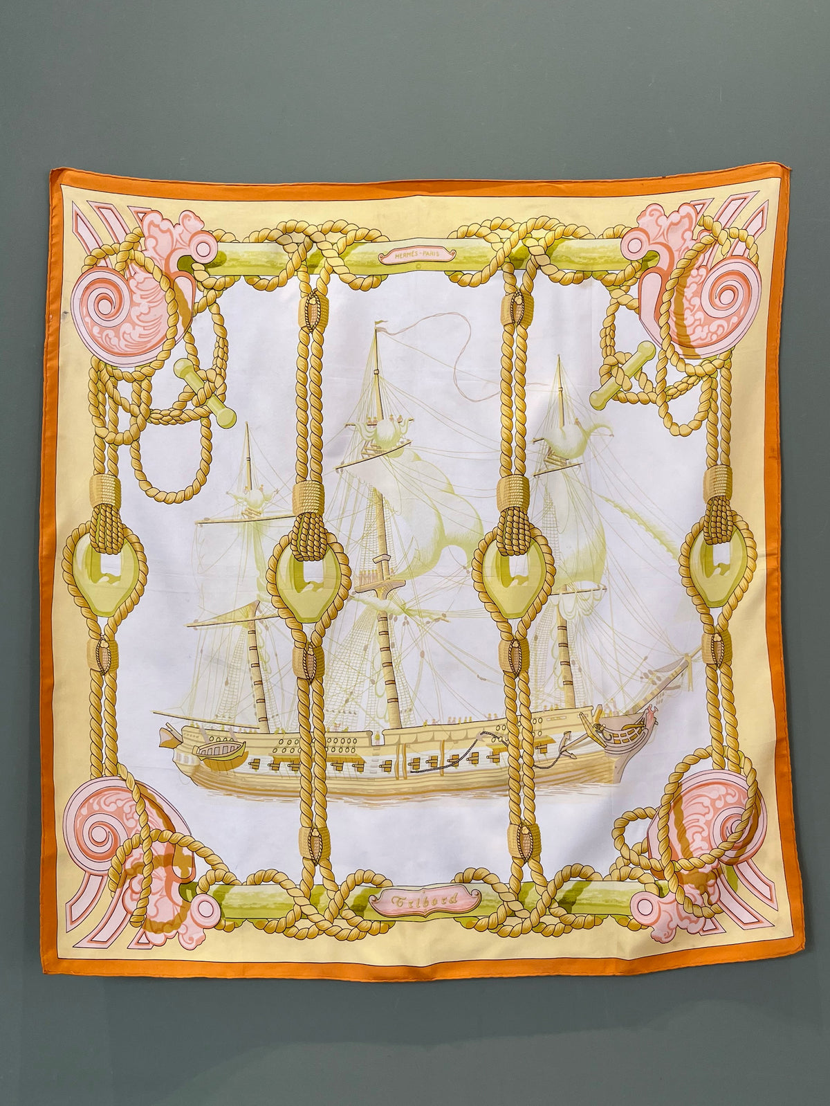 VINTAGE HERMES｜スカーフ TRIBORD カレ90