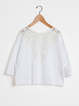 Lachement | ブローチワイドショートTシャツ