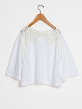 Lachement | ブローチワイドショートTシャツ